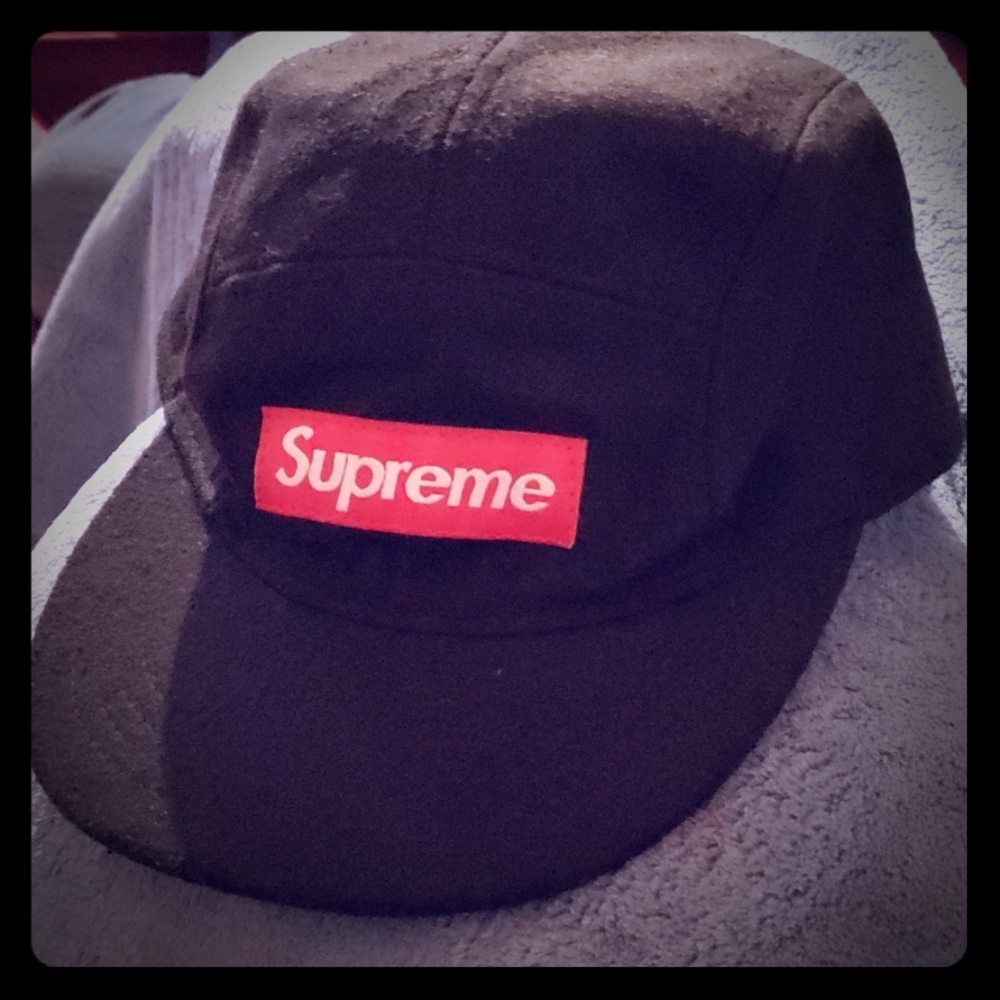 Supreme  Camp Cap Black